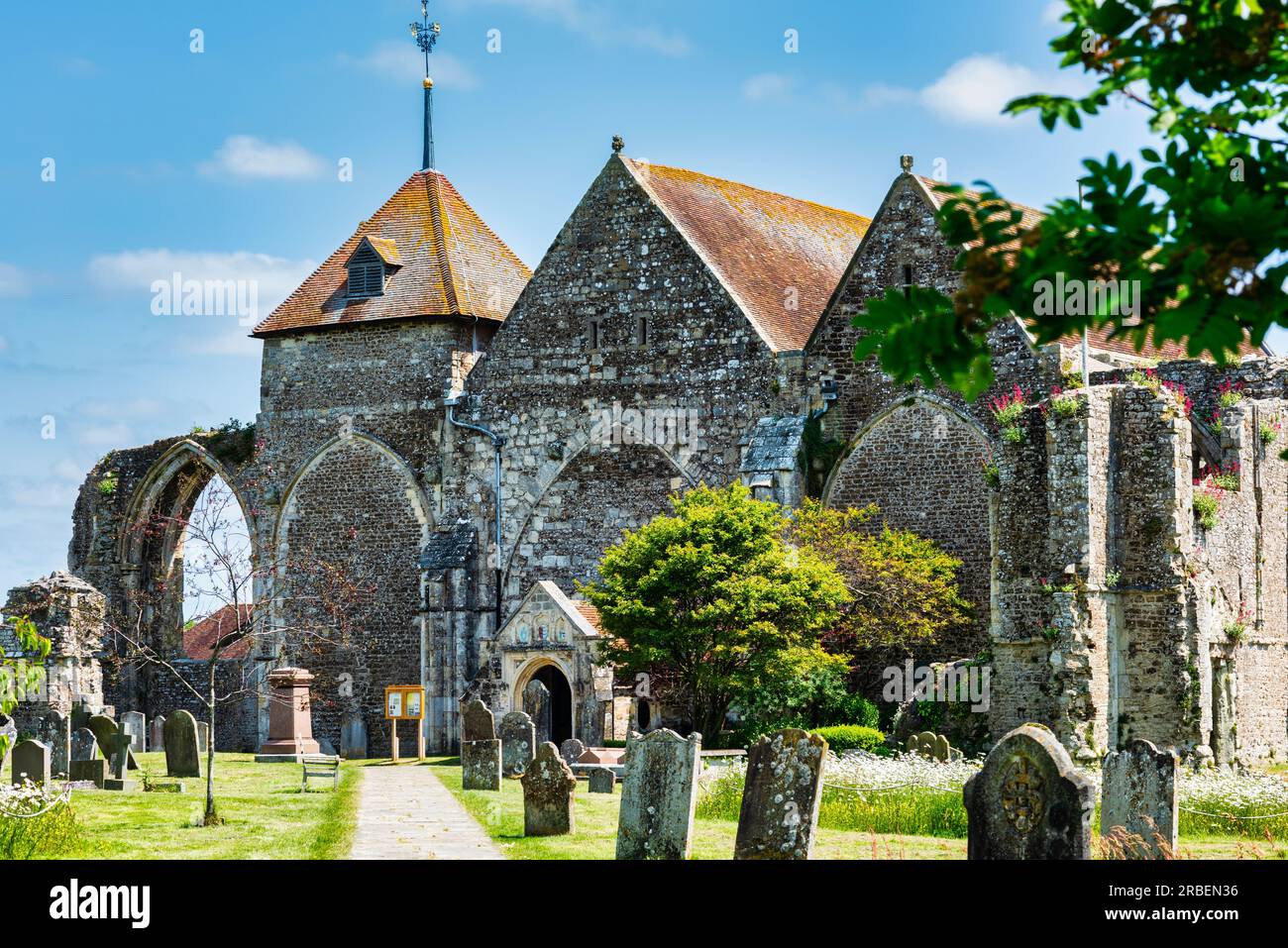 Die Kirche St. Thomas in Winchelsea in East Sussex Stockfoto
