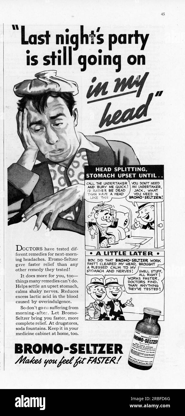 Vintage Time Magazine, 29. Juni 1936, Werbeanzeige, USA Stockfoto