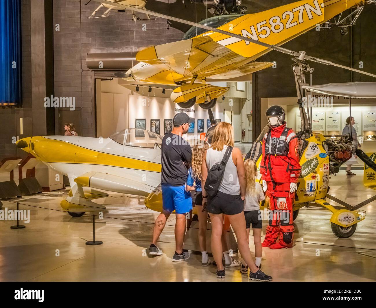 Im EAA Aviation Museum oder Experimental Aircraft Association Museum in Oshkosh Wisconsin, USA Stockfoto