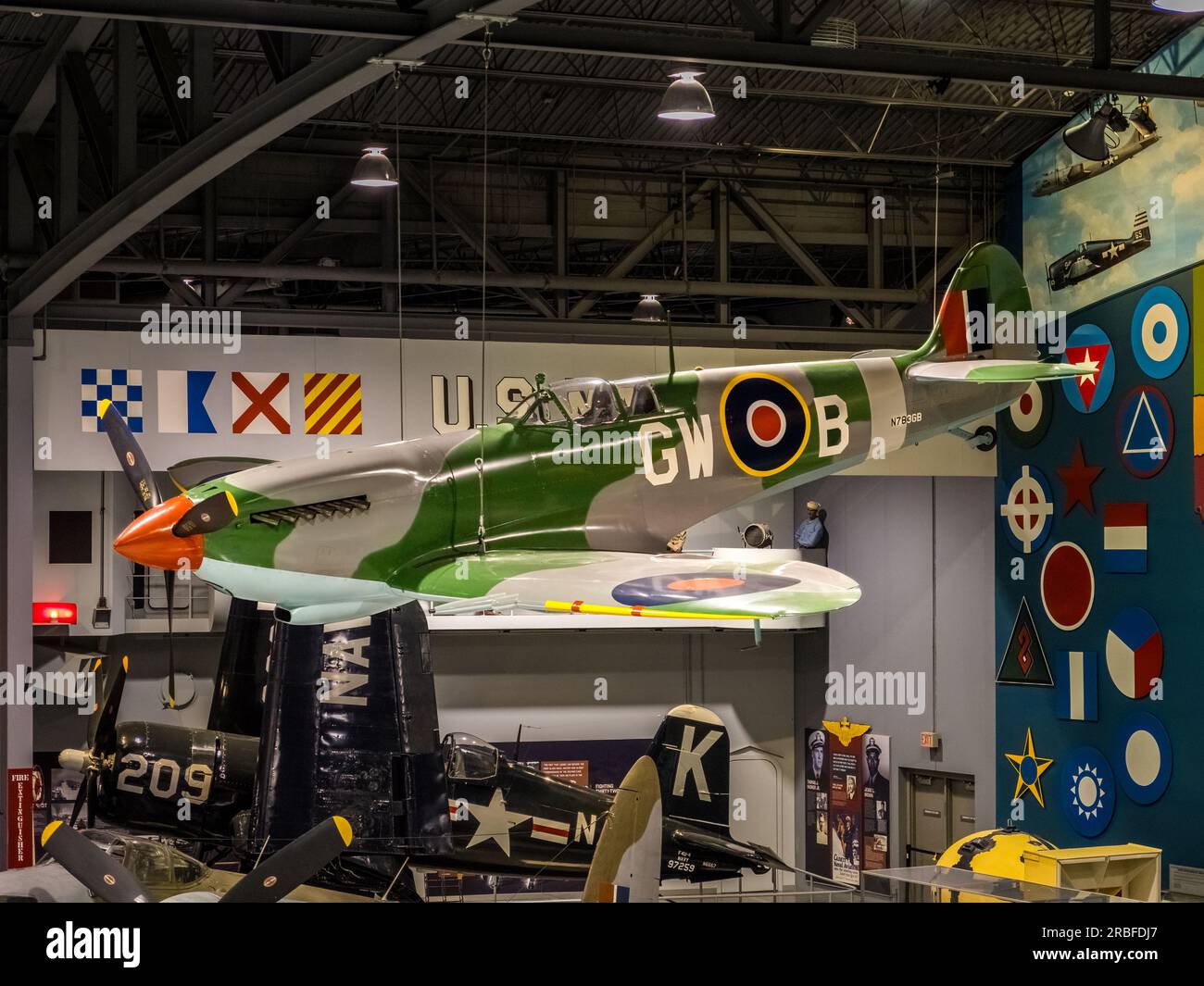 Im EAA Aviation Museum oder Experimental Aircraft Association Museum in Oshkosh Wisconsin, USA Stockfoto