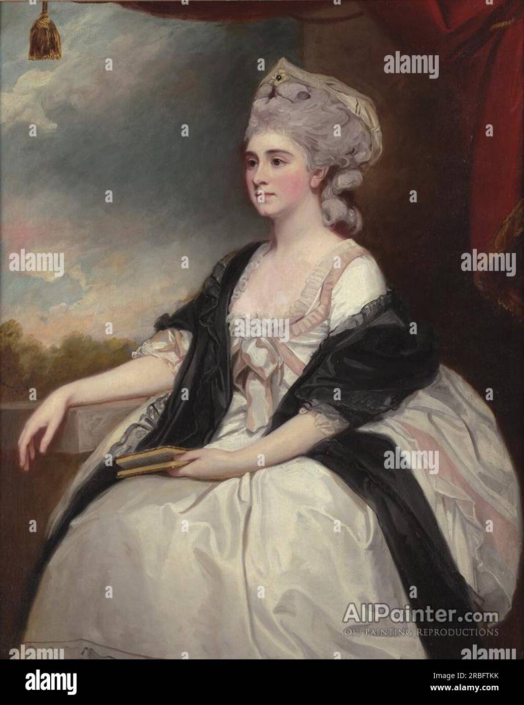 Mrs. Mary Lutwyche, Nee Thomas von George Romney Stockfoto