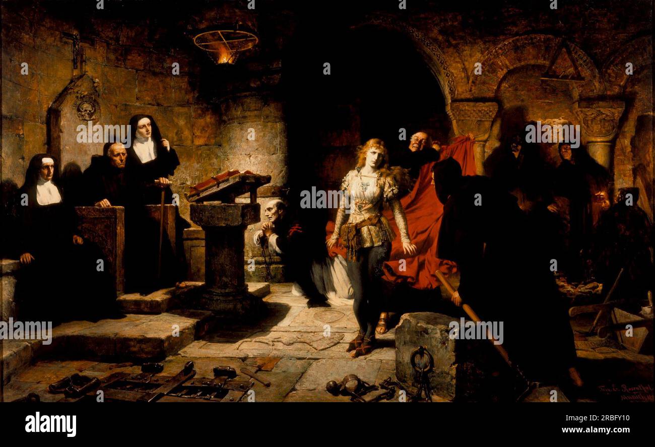 Der Prozess gegen Constance De Beverly von Toby Edward Rosenthal Stockfoto