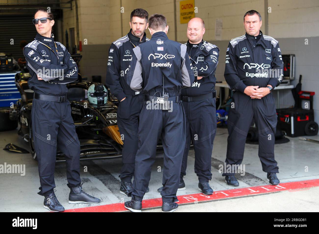 Apex Fictional Team (Apple Movie) während DER FORMEL 1 ARAMCO BRITISH GRAND PRIX 2023 - jUL7-9 Silverstone, Großbritannien Stockfoto