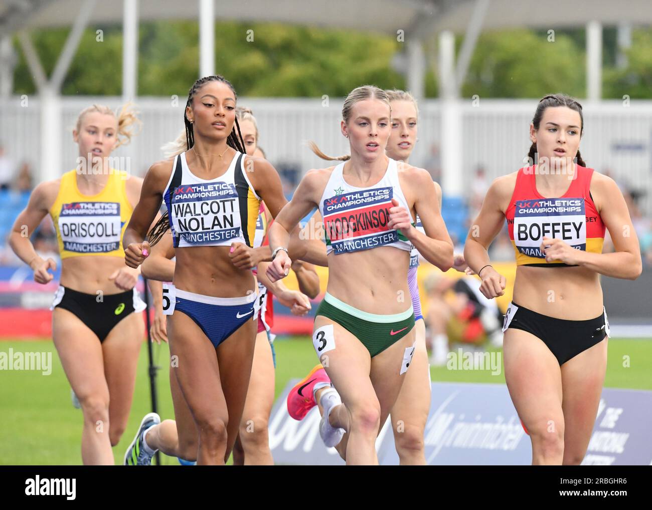 Manchester, Großbritannien. 08. Juli 2023. Manchester Regional Arena, Manchester, Großbritannien. Nationale britische Leichtathletikmeisterschaft 2023. Bildunterschrift: Damen 800 Meter Finale Bild: Mark Dunn/Alamy Live News (Sport) Kredit: Mark Dunn Photography/Alamy Live News Stockfoto