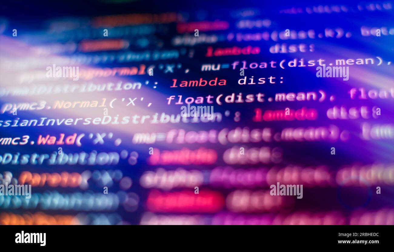 Industriekonzept für digitale Technologie Entwicklung von Programmierung und Codierung Stockfoto