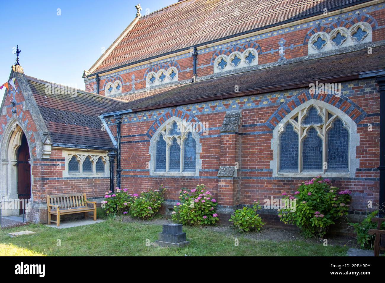 die johanniskirche feiert 2023 ihr 160. Jubiläum im burgess Hill West sussex Stockfoto