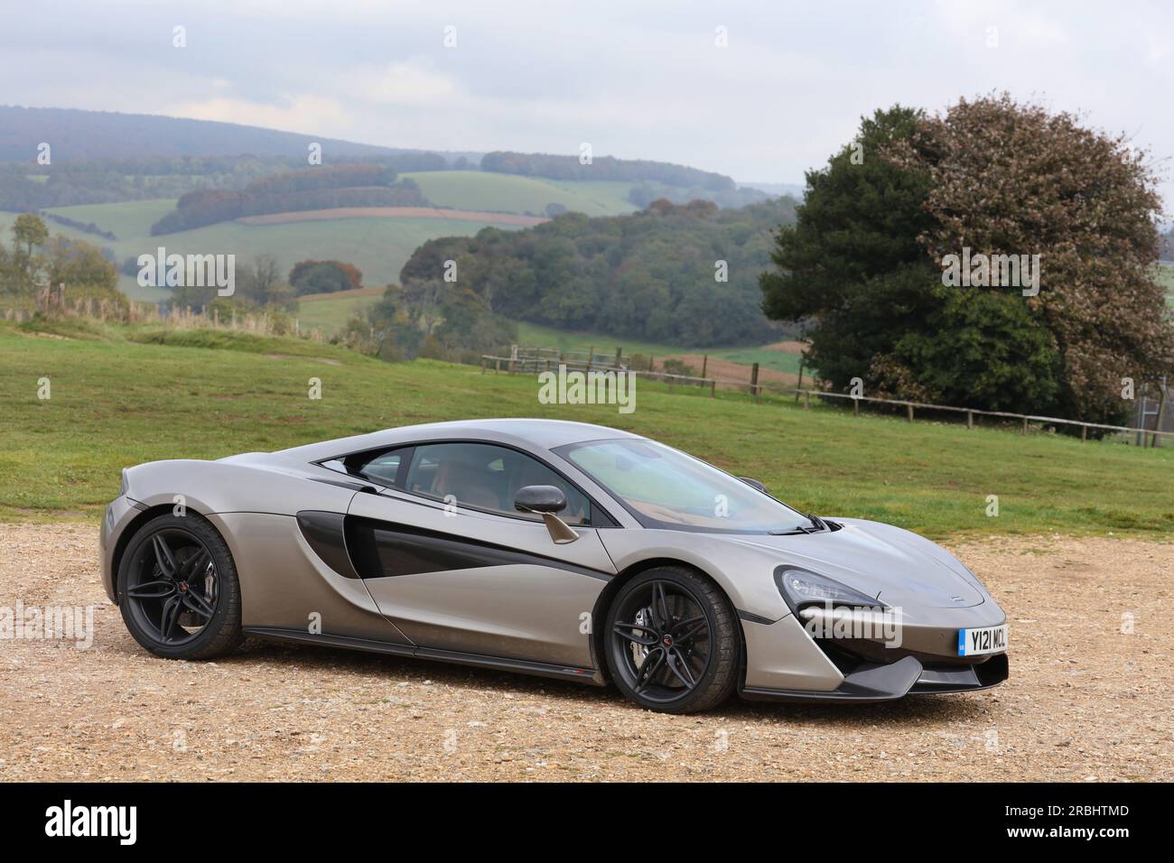 Ein McLaren 570S Coupé Stockfoto