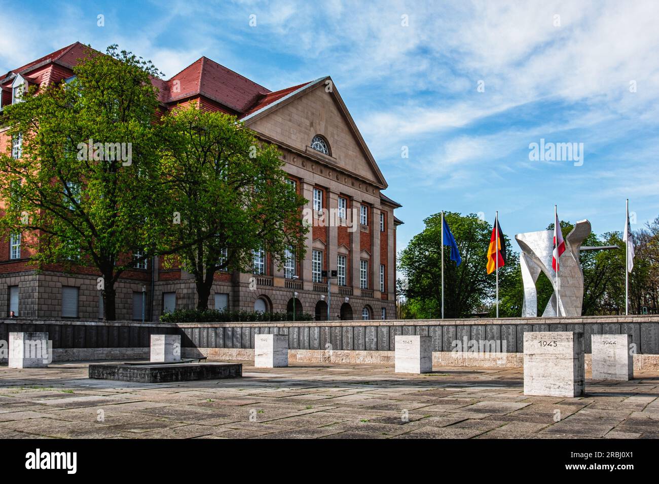 Siemens war Memorial for Dead of both World Wars, Nonnendammallee, Siemensstadt, Spandau, Berlin, Deutschland Stockfoto