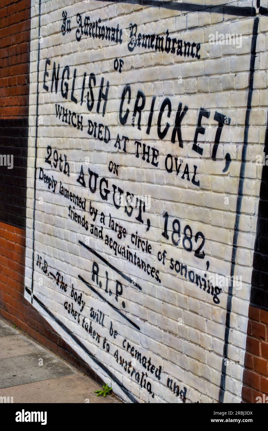 Surrey Cricket Club, Kia Oval, Kennington, Borough of Lambeth, London, England, Großbritannien Stockfoto