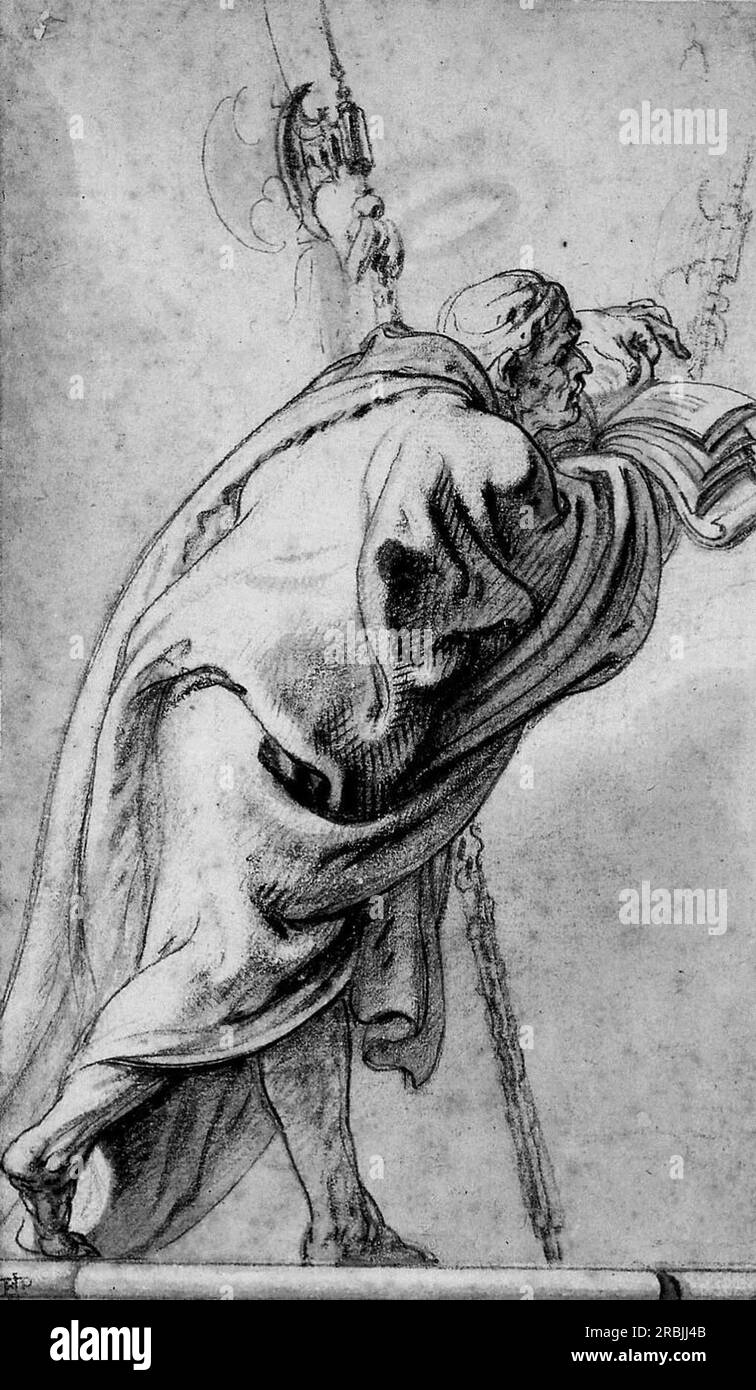 Heiliger Mann von Theodoor van Thulden Stockfoto