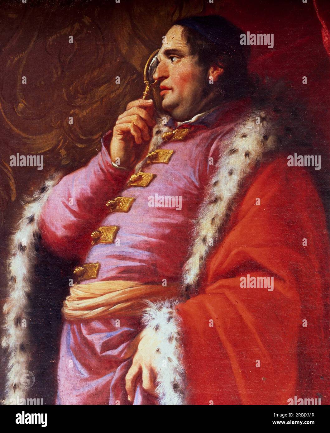 Giovanni Battista Tiepolo – die Königin von Sheba vor König Salomon, Detail Stockfoto