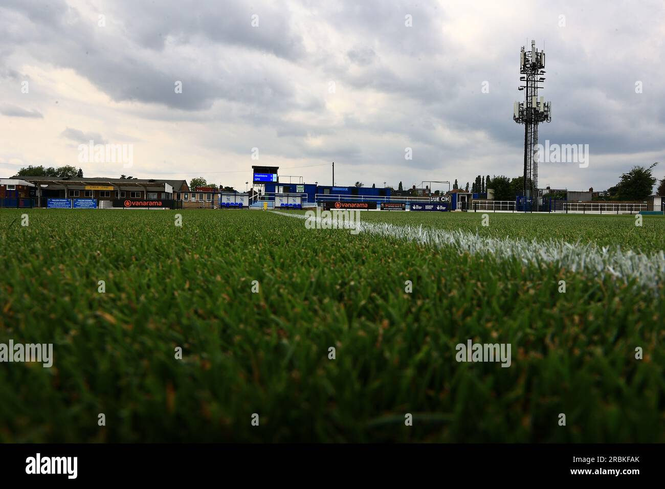 Wealdstone Football Club-Gelände Stockfoto