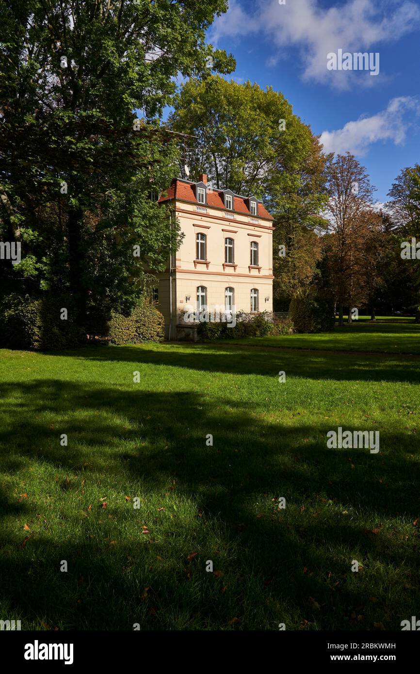 Historische Spa-Einrichtungen in der Goethe-Stadt Bad Lauchstädt, Saalekreis, Sachsen-Anhalt, Deutschland Stockfoto