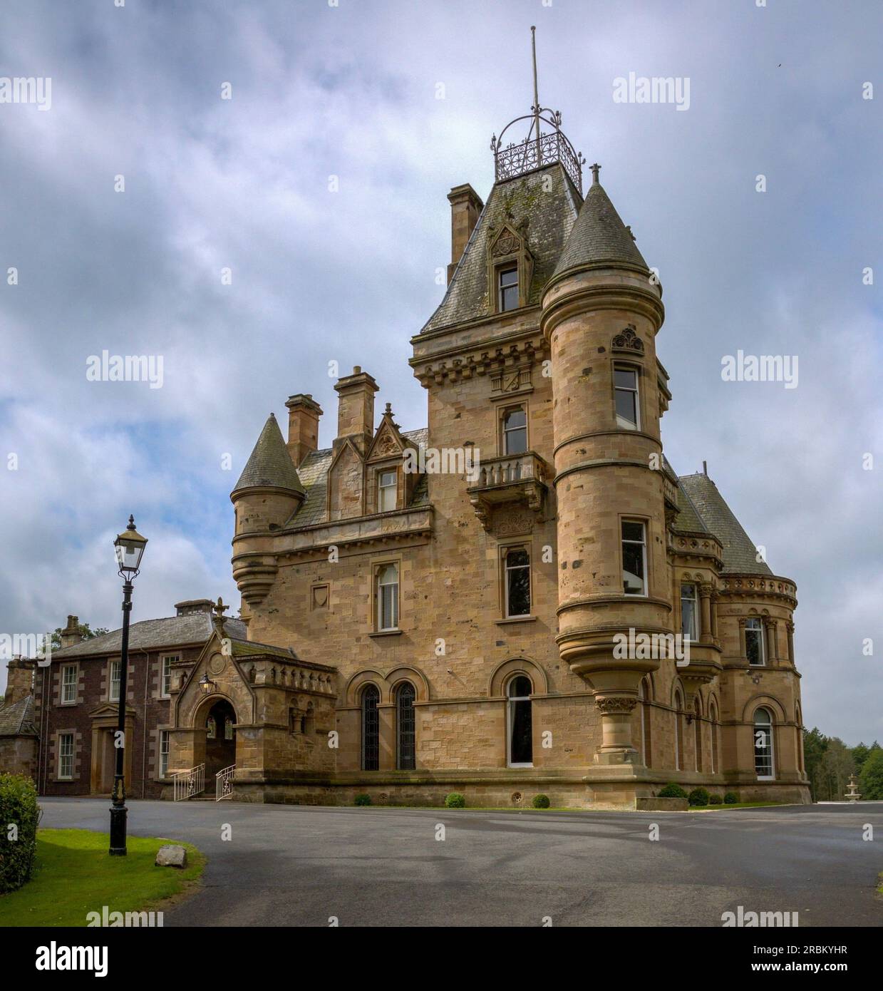 Cornhill Castle Hotel für Ihre Unterkunft und Reiseanforderungen, Biggar, Lanarkshire, Schottland, Großbritannien Stockfoto