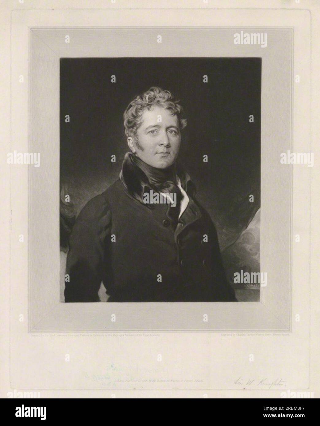 Sir William Knighton, 1. BT 1823 von Charles Turner Stockfoto