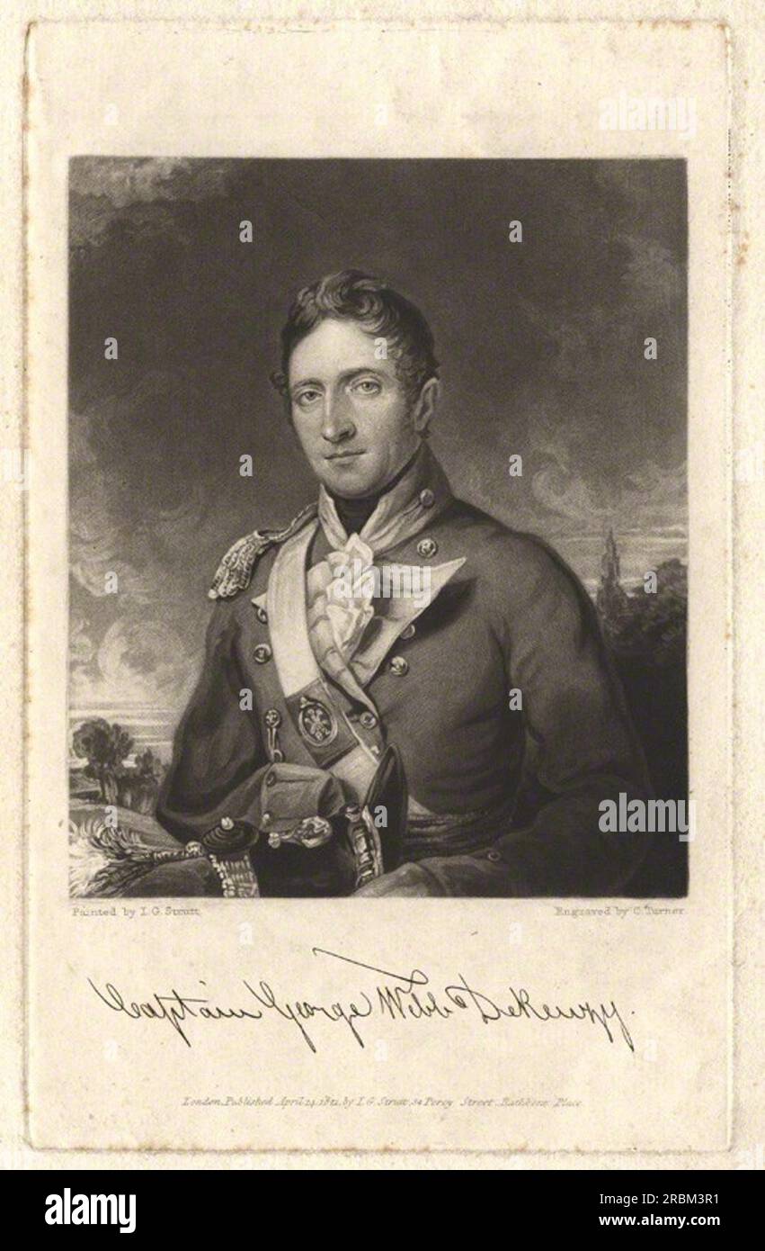 George Webb de Renzy 1821 von Charles Turner Stockfoto