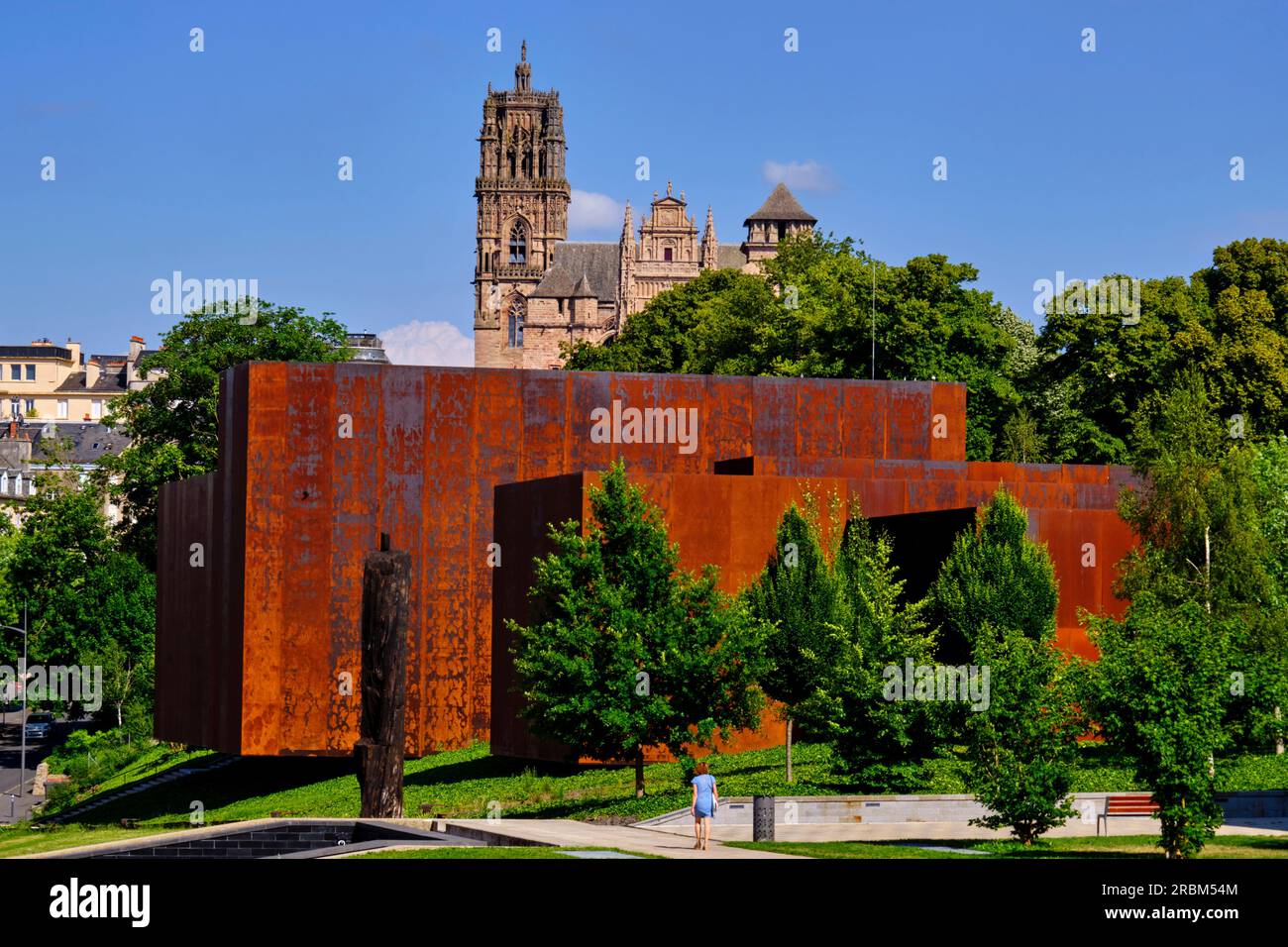 Frankreich, Aveyron (12), Rodez, das Soulages Museum Stockfoto