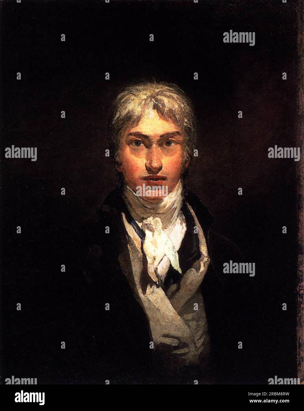 Selbstporträt 1799 von J.M.W. Turner, Ich Bin'S Stockfoto