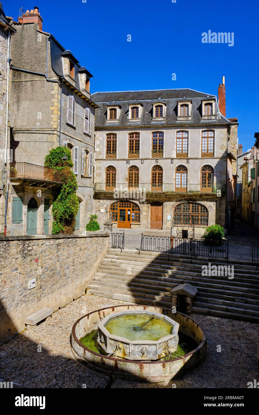 Frankreich, Aveyron (12), Villefranche-de-Rouergue, Gemeinde, die als Stadt der Kunst und Geschichte eingestuft ist, historisches Zentrum Stockfoto