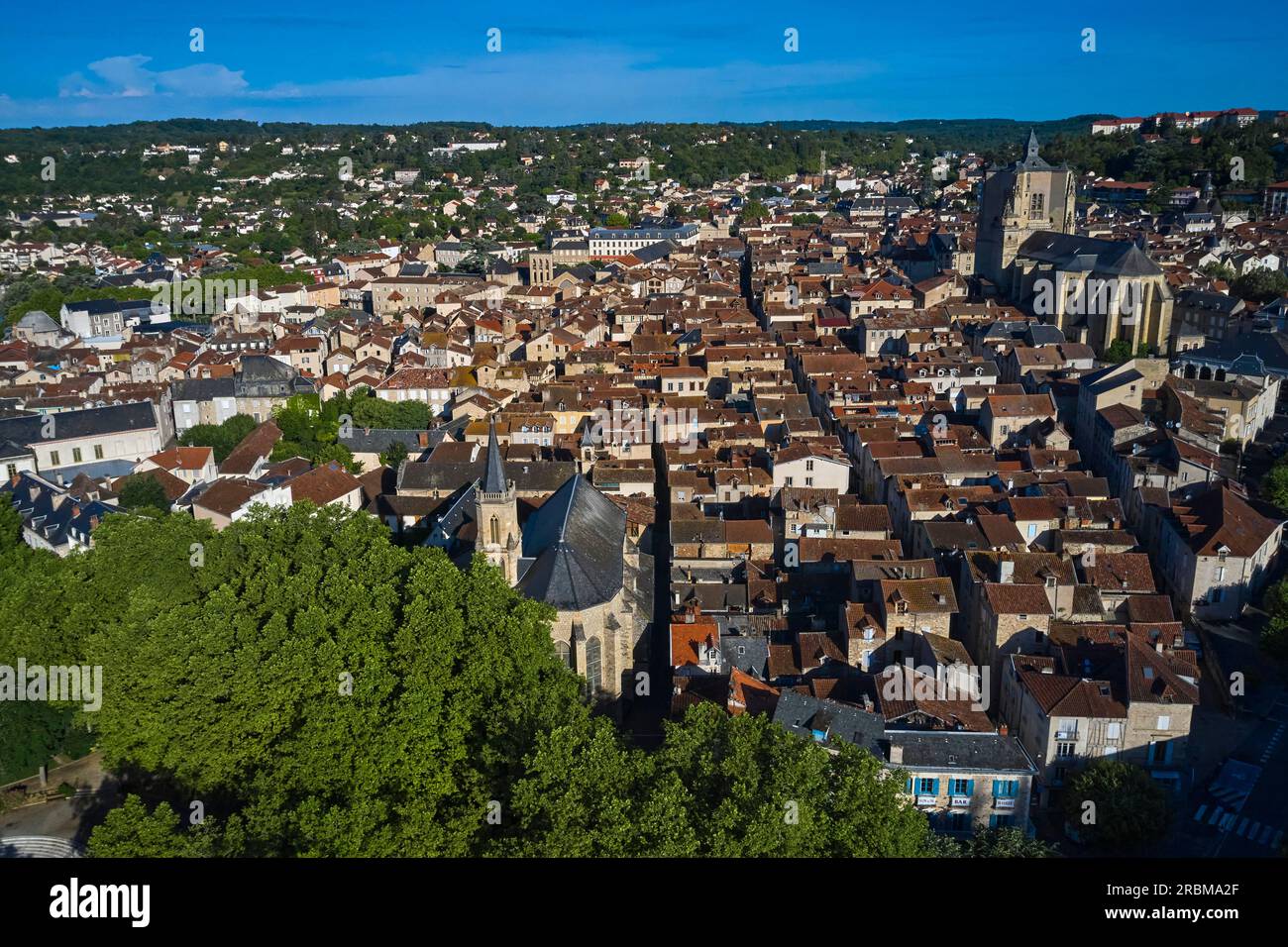 Frankreich, Aveyron (12), Villefranche-de-Rouergue, Gemeinde, die als Stadt der Kunst und Geschichte klassifiziert ist, historisches Zentrum Stockfoto