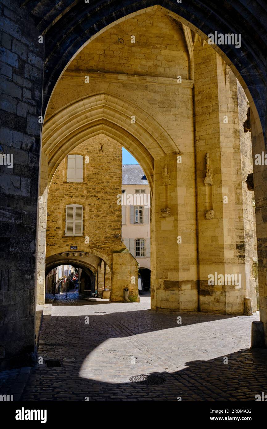 Frankreich, Aveyron (12), Villefranche-de-Rouergue, Gemeinde, die als Stadt der Kunst und Geschichte eingestuft ist, historisches Zentrum Stockfoto