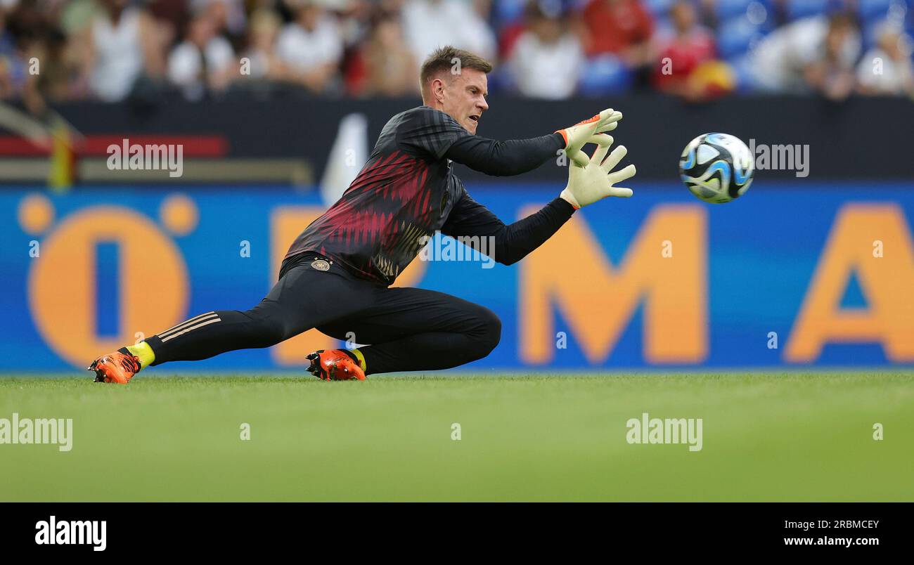 Torwart, Torwart, Marc-André ter Stegen Marc-Andre ter Stegen, GER Warm Up, Parade, Training firo Fußball/ Friendly Match: Country Game, Nationalmannschaft Deutschland, - Kolumbien, Kolumbien 0,2 20.06.2023 Fußball/Fußball: Friendly Match: . Deutschland gegen Kolumbien Gelsenkirchen 20. Juni 2023 Foto von Jurgen Fromme/firo Sportphoto Stockfoto