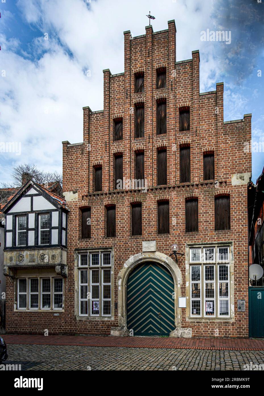 Hansehaus in der oberen Altstadt Minden, Nordrhein-Westfalen Stockfoto