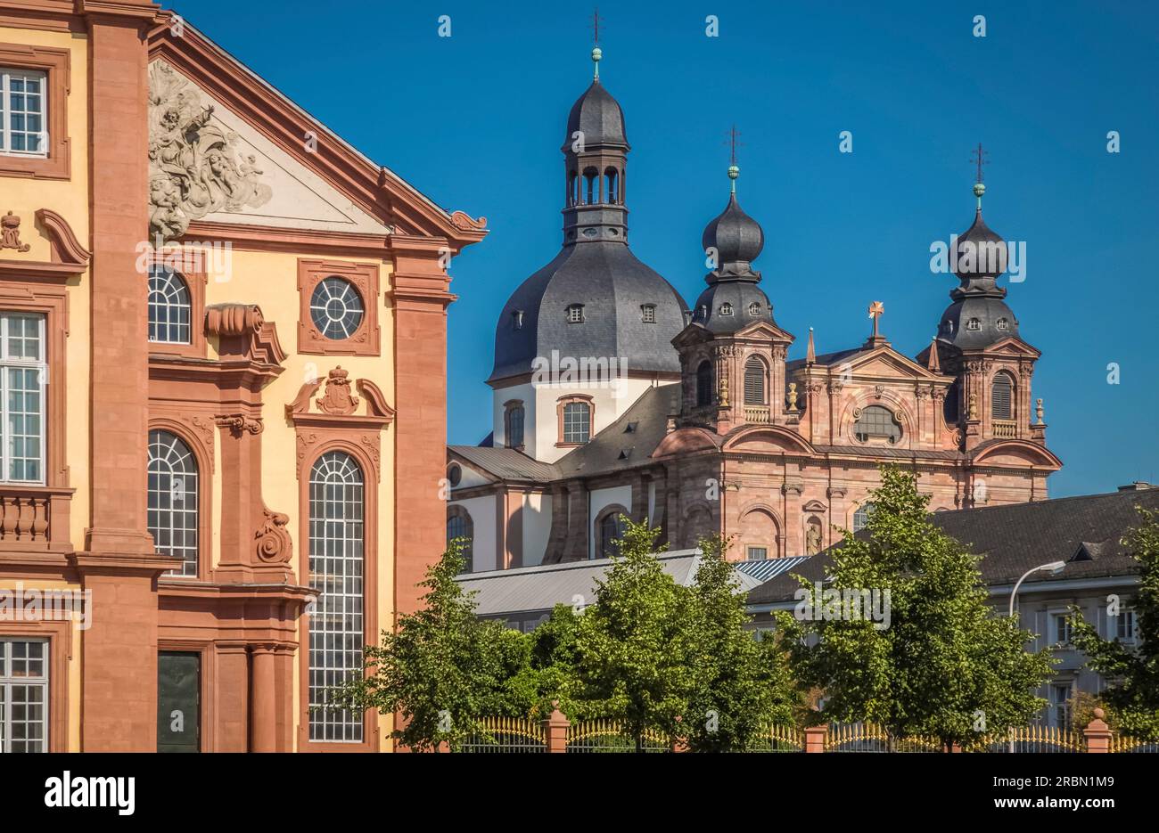 Jesuitenkirche in Mannheim, Baden-Württemberg Stockfoto