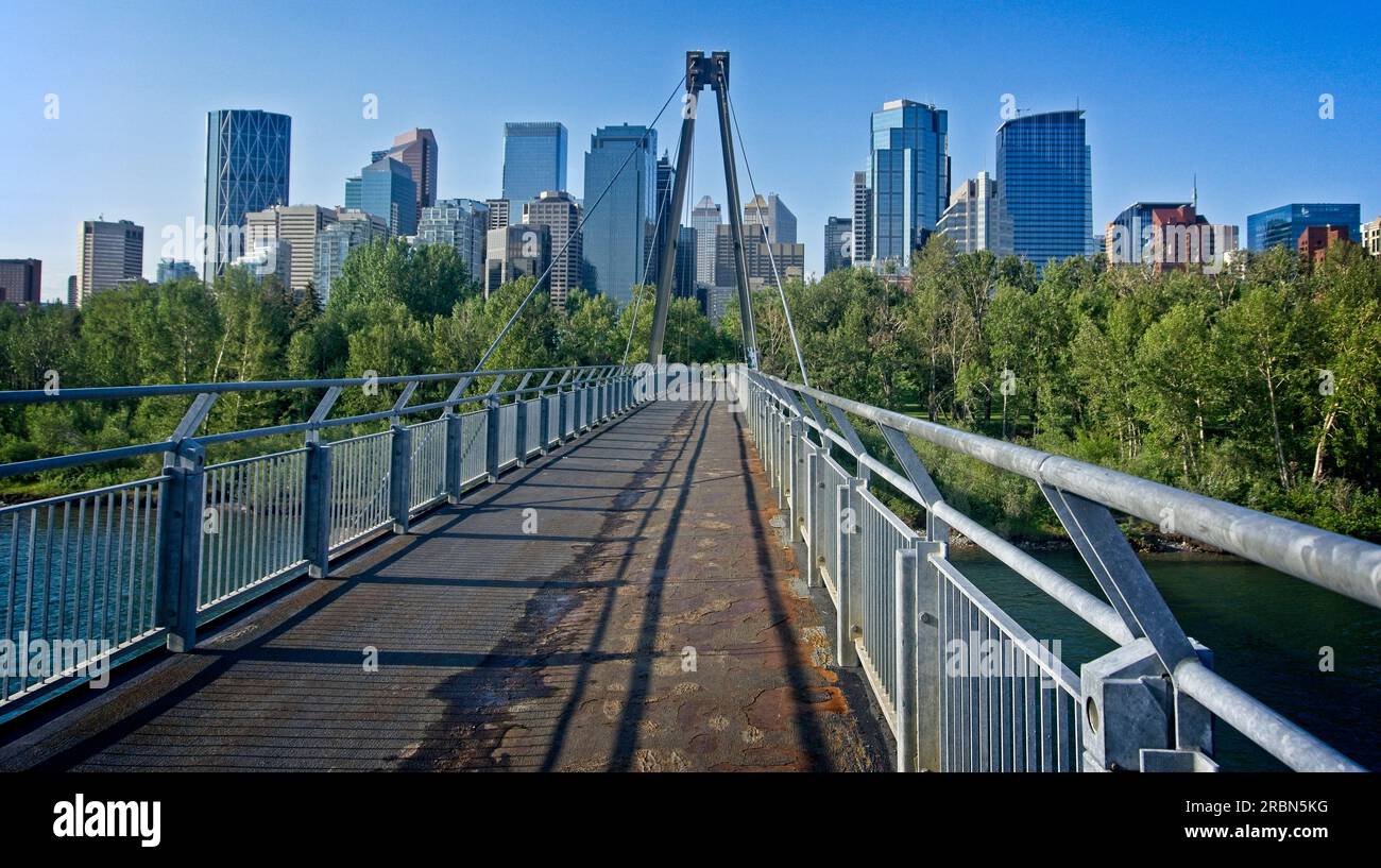 Prince's Island Park Calgary Alberta Stockfoto