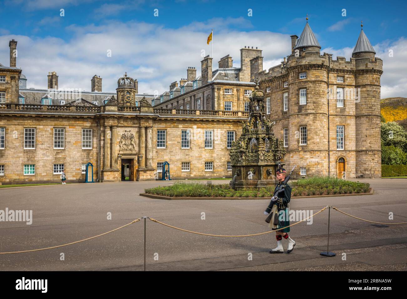 Holyrood Palace in Edinburgh, Stadt Edinburgh, Schottland, Großbritannien Stockfoto