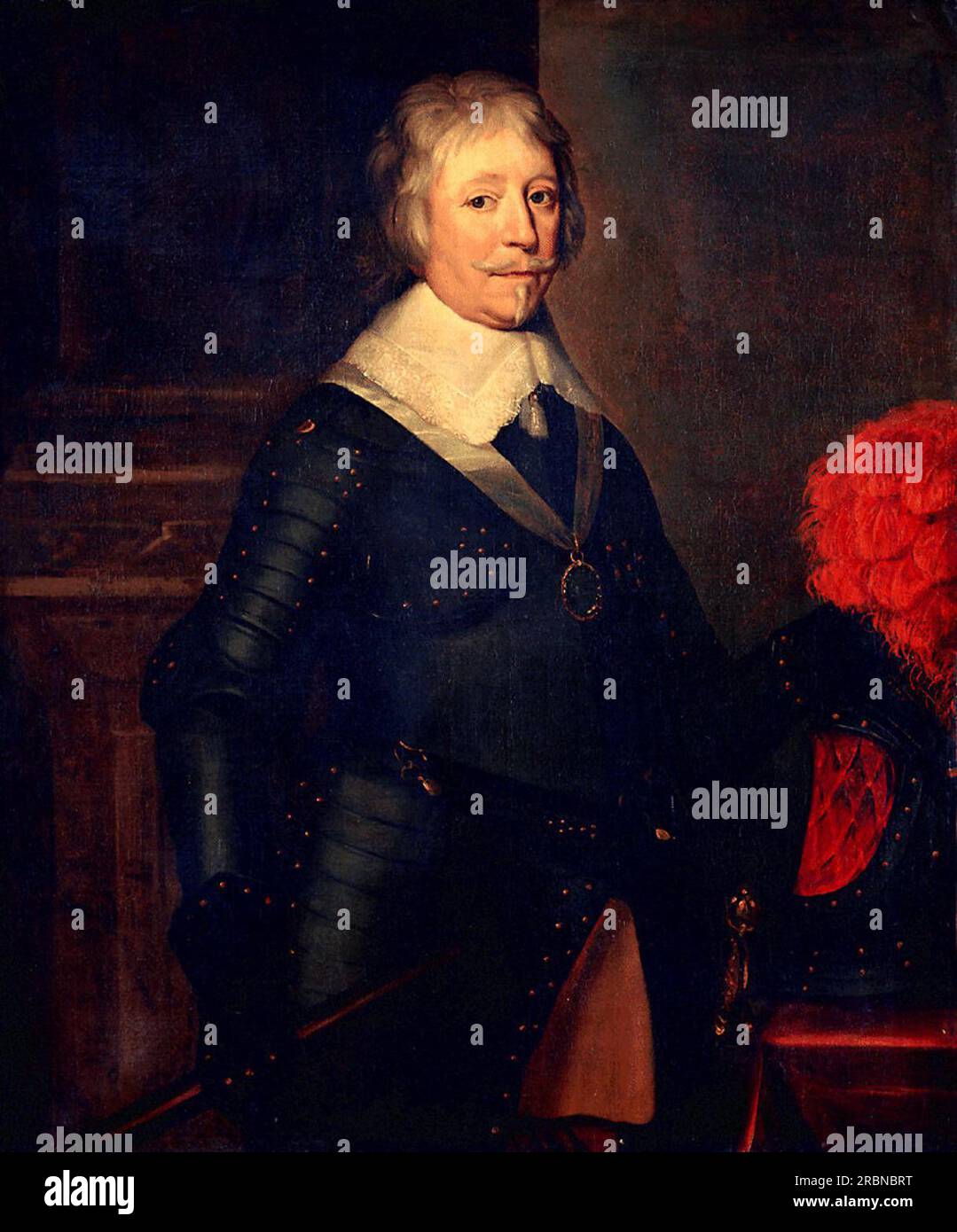 Porträt von Frederick Henry von Nassau, Prinz von Orange und Stadhouder von Gerard van Honthorst Stockfoto