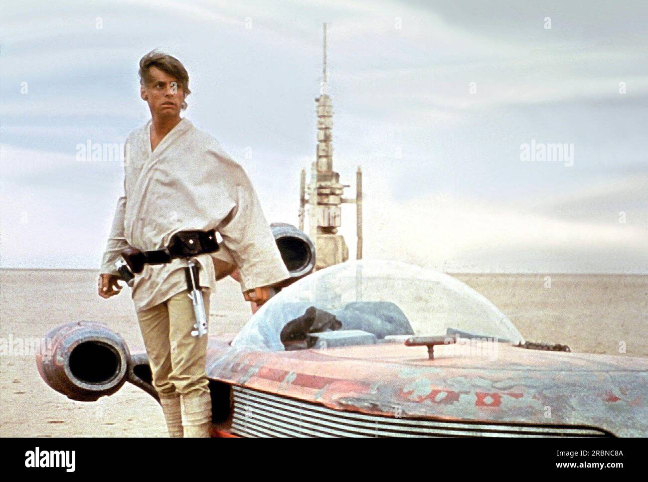 Star Wars Ein neuer Hope Mark Hamill Luke Skywalker Stockfoto