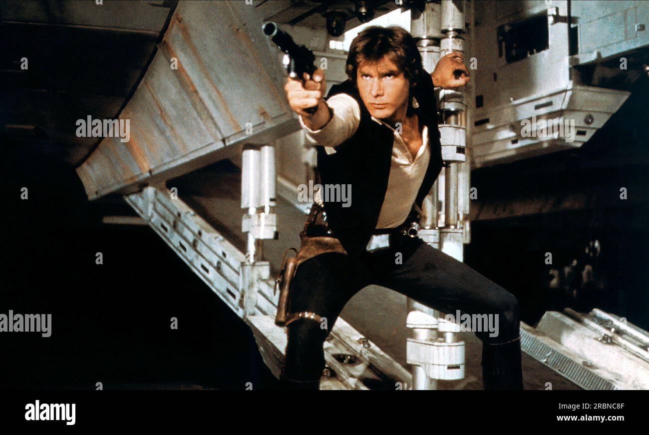 Star Wars Harrison Ford Han Solo Stockfoto