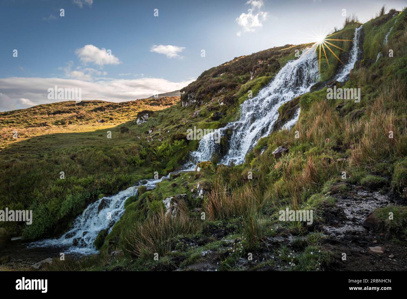 Bride's Veil Falls, Trotternish Peninsula, Isle of Skye, Highlands, Schottland, UK Stockfoto