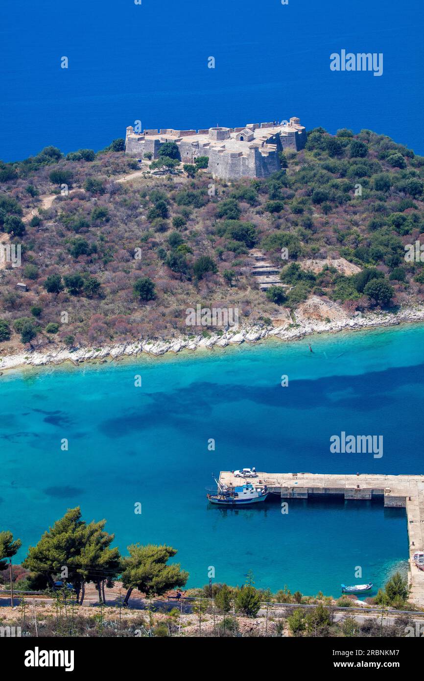 Porto Palermo, Südküste, Albanien Stockfoto