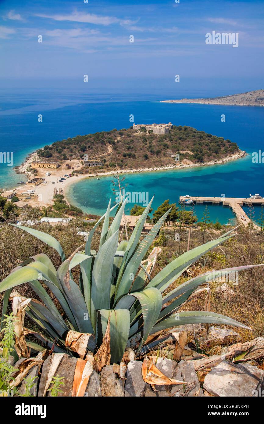 Porto Palermo, Südküste, Albanien Stockfoto