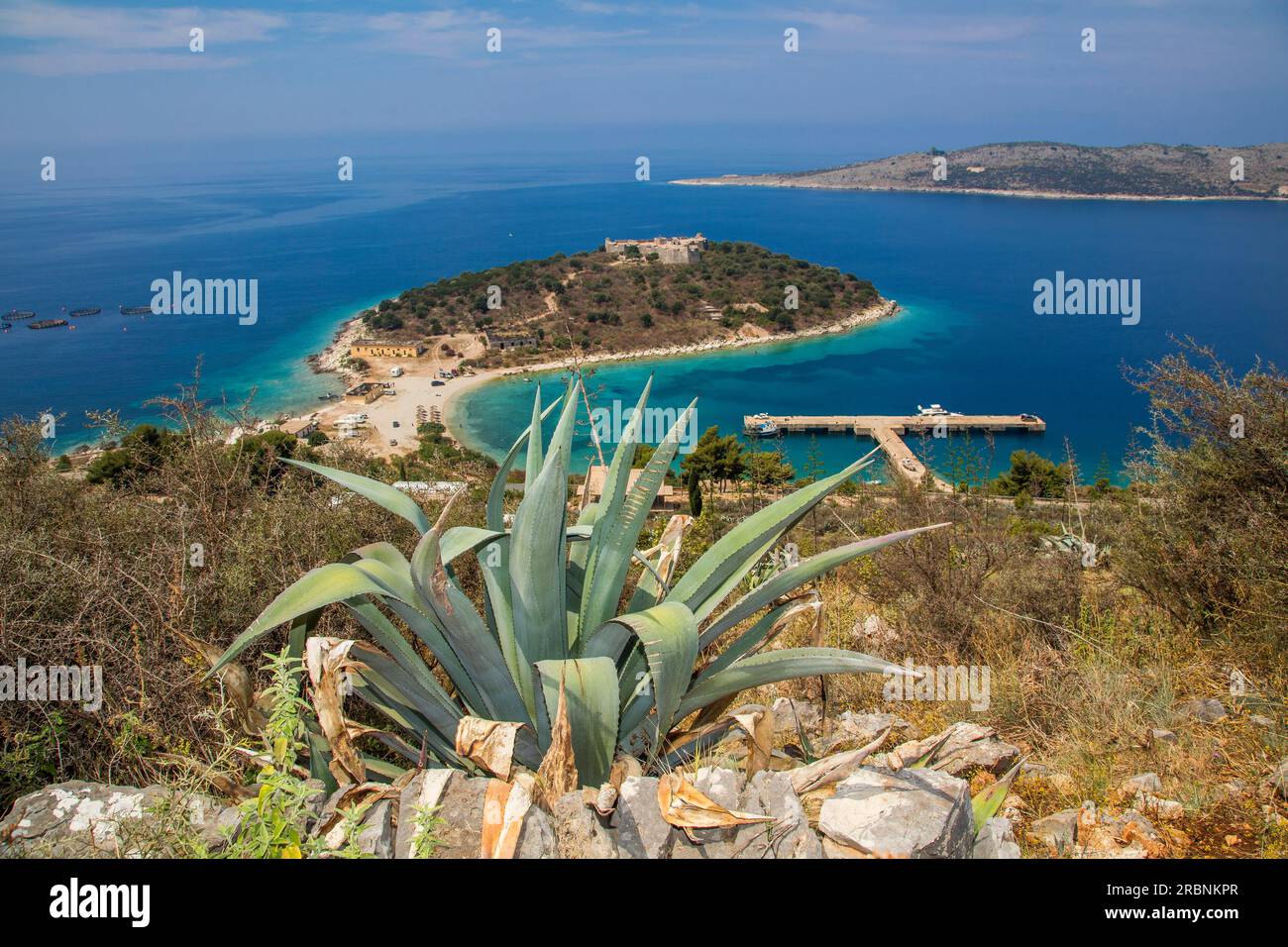 Porto Palermo, Südküste, Albanien Stockfoto