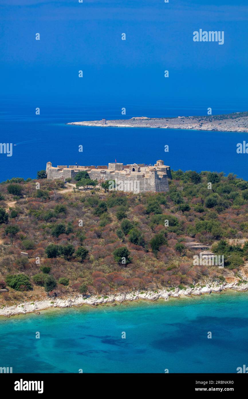 Porto Palermo, Südküste, Albanien Stockfoto