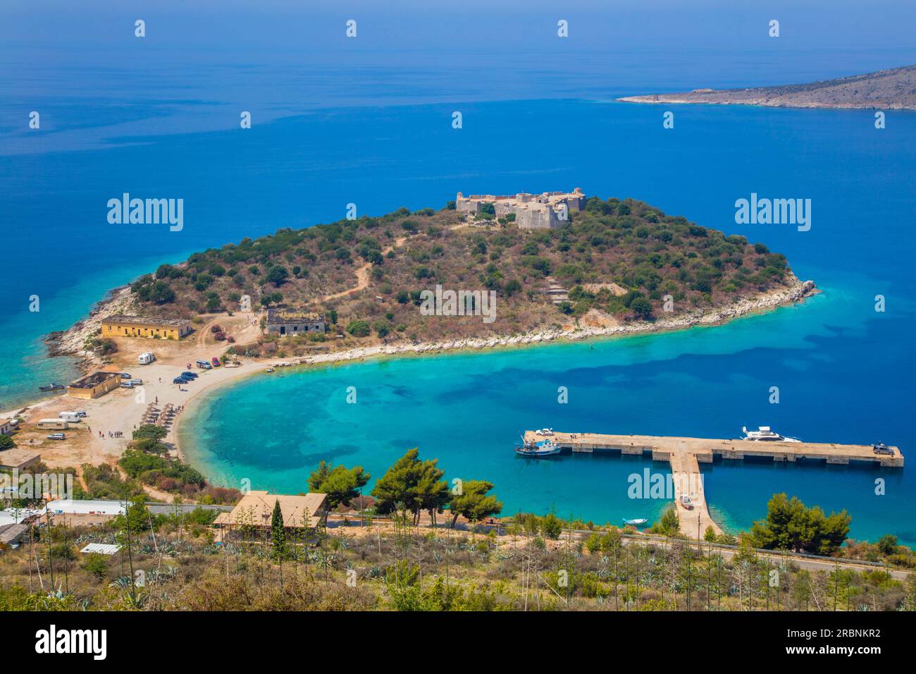 Porto Palermo, Südküste, Albanien Stockfoto