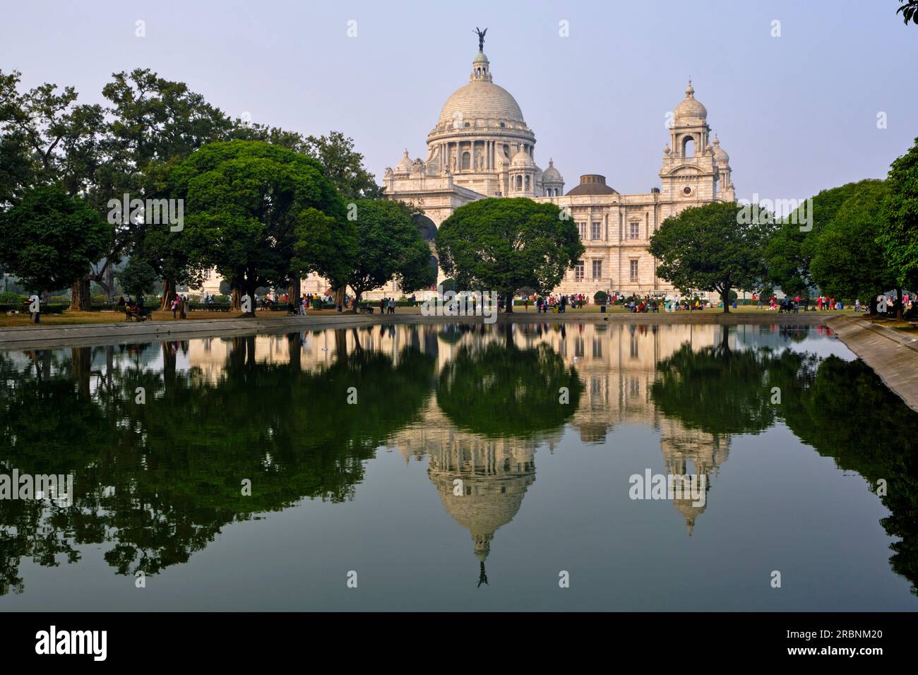Indien, Westbengalen, Kalkutta, Calcutta, Chowringhee, Victoria Memorial Stockfoto