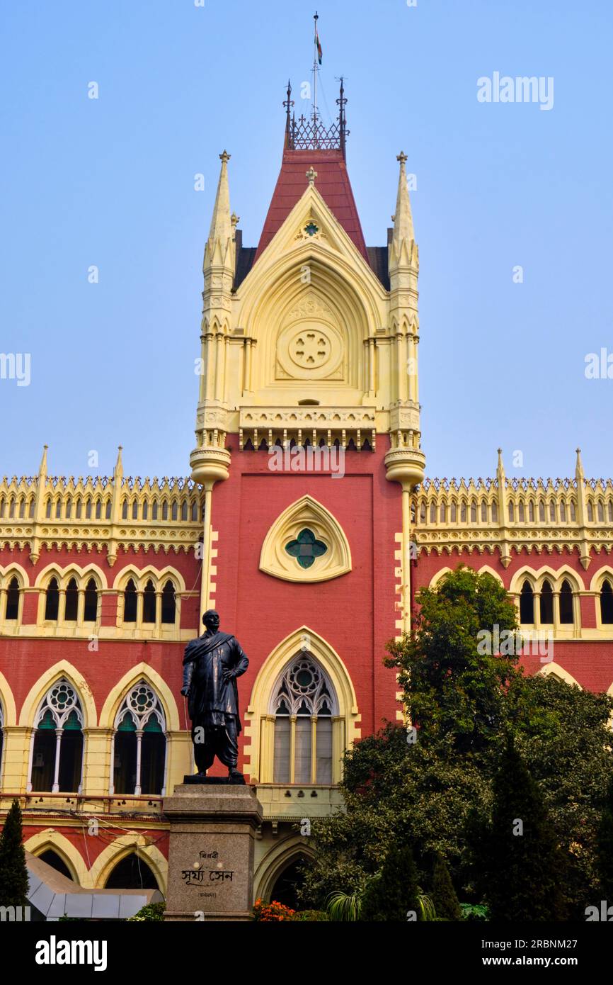 Indien, Westbengalen, Kalkutta, Calcutta, der High Court Stockfoto