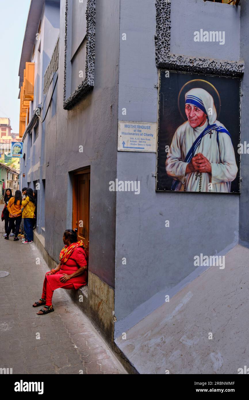 Kalkutta, Hospiz Mutter Teresa, Kolkata, Westbengalen, Indien Stockfoto