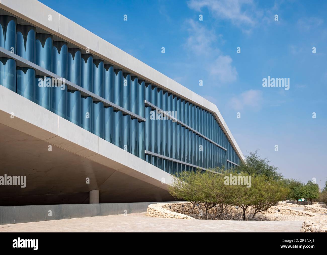 Gebäude der Katar-Nationalbibliothek in Doha, Katar Stockfoto