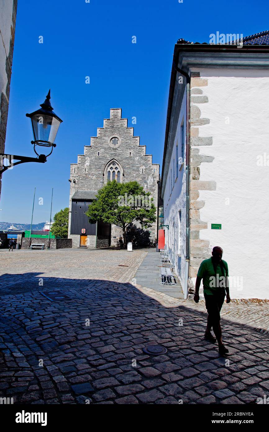 Haakon's Hall, Bergen, Norwegen Stockfoto