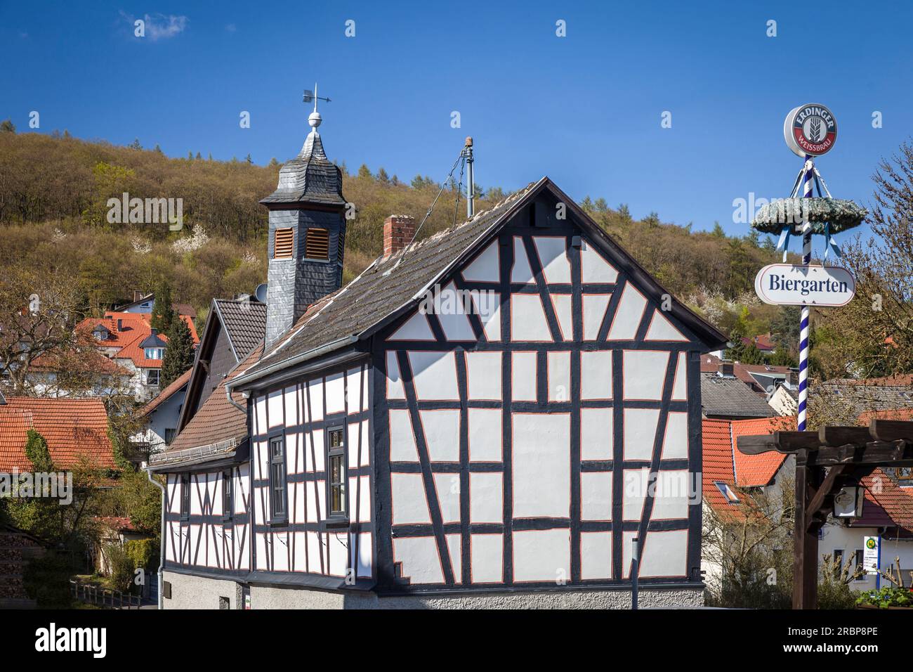 Das Alte Rathaus von Engenhahn, Niedernhausen, Hessen, Deutschland Stockfoto