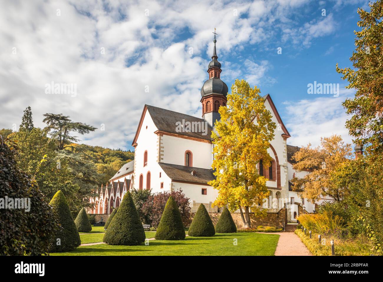 Zisterzienserkloster Eberbach bei Kiedrich, Rheingau, Hessen, Deutschland Stockfoto