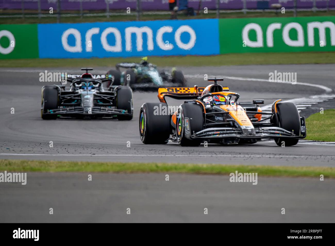 Silverstone, Vereinigtes Königreich, Juli 09, Oscar Piastri aus Australien tritt um McLaren F1 an. Wettkampftag, Runde 11 der Formel-1-Meisterschaft 2023. Kredit: Michael Potts/Alamy Live News Stockfoto