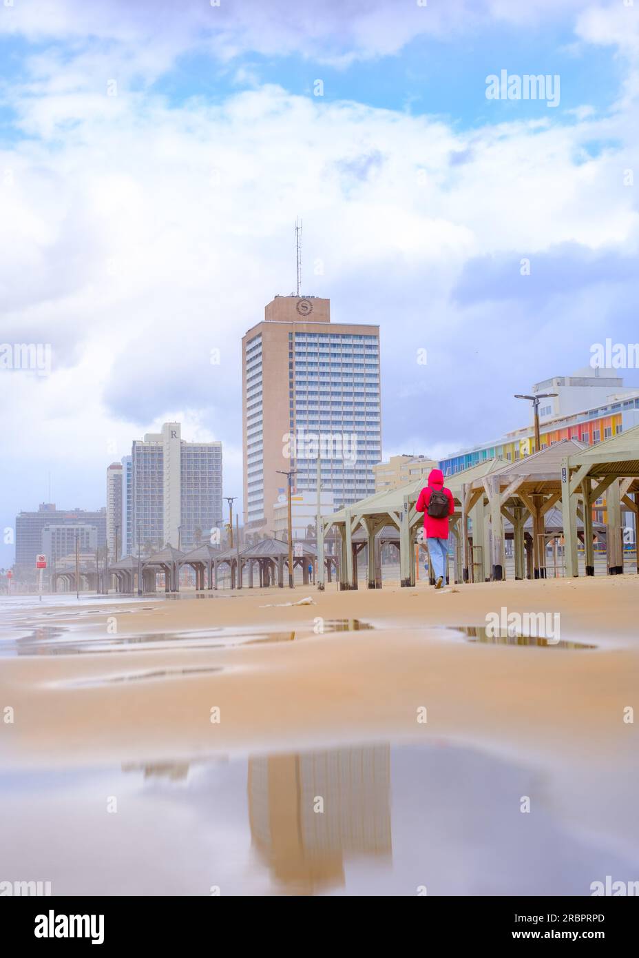 Strand Tel Aviv Stockfoto