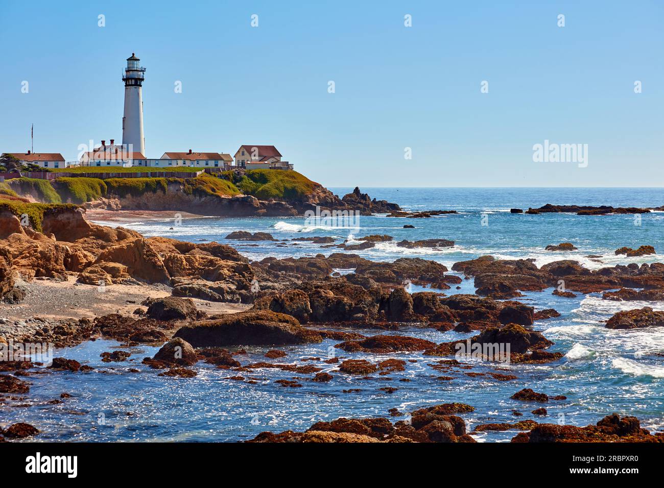 Pigeon Point Lighthouse California Stockfoto
