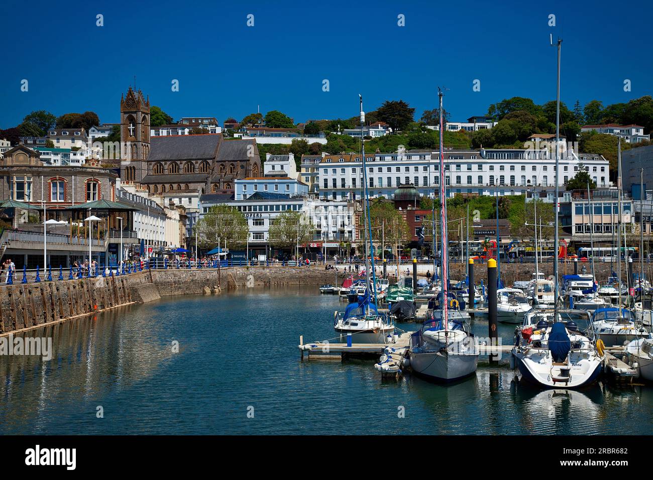 GB - DEVON: Torquay Hafen Stockfoto